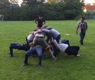 Welcoming-BBQ mit Scorpion und anderen Spielen