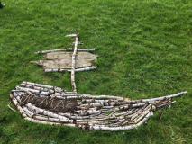 Schiff aus Holz